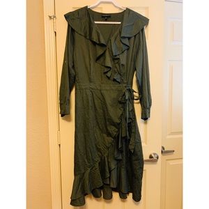 Lane Bryant Ruffle Front Dress